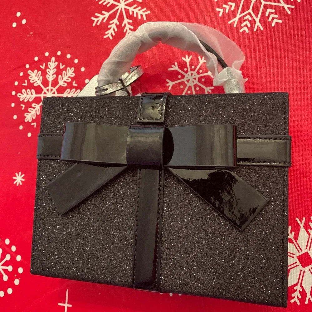 Authentic Kate spade glitter/leather gift box Crossbody/Satchel - Picture 16 of 16